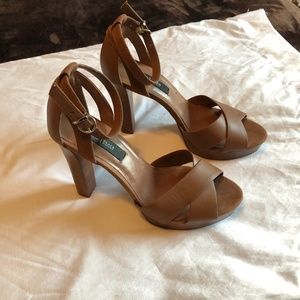 COPY - WHBM Brown Leather  heal